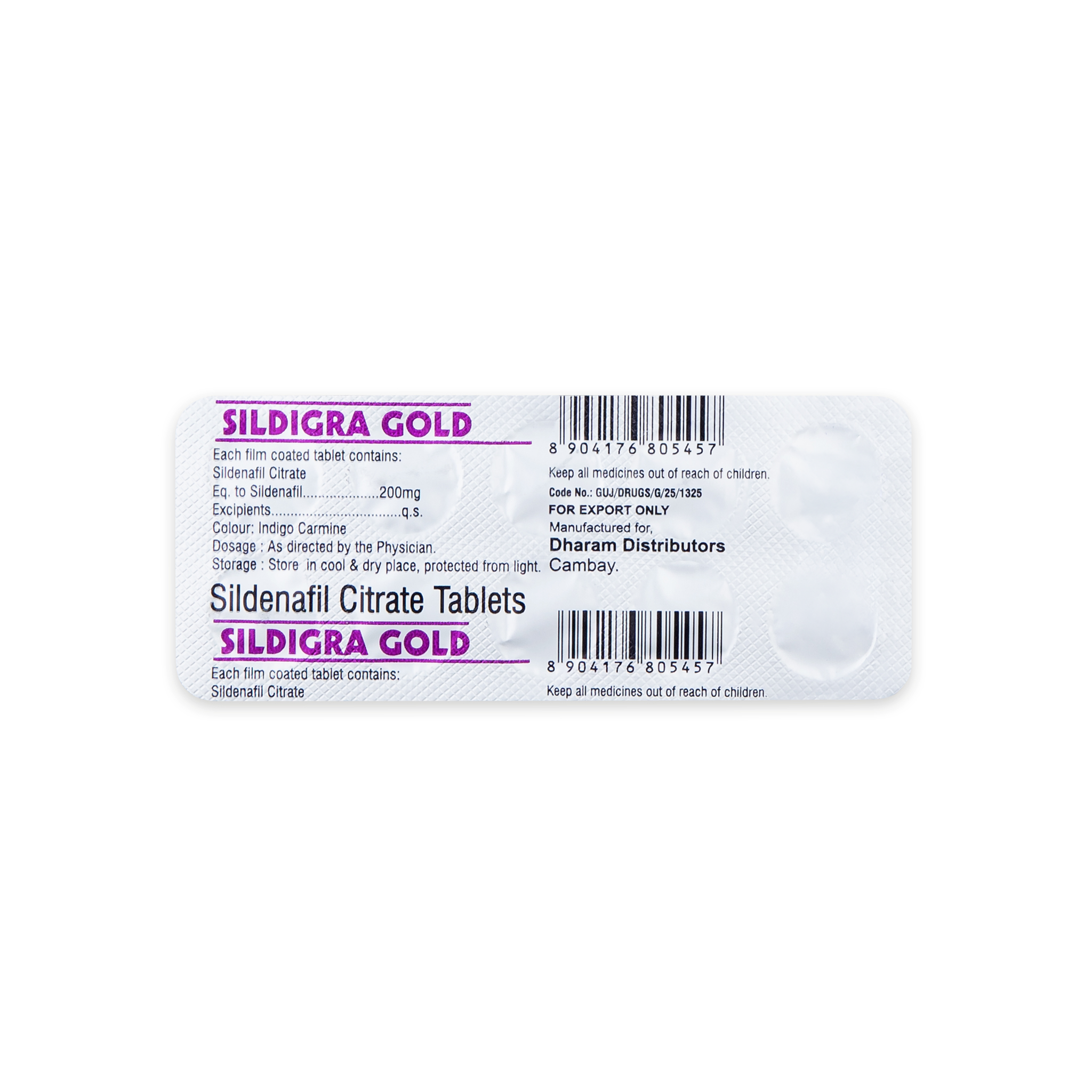 Sildigra Gold 200 mg
