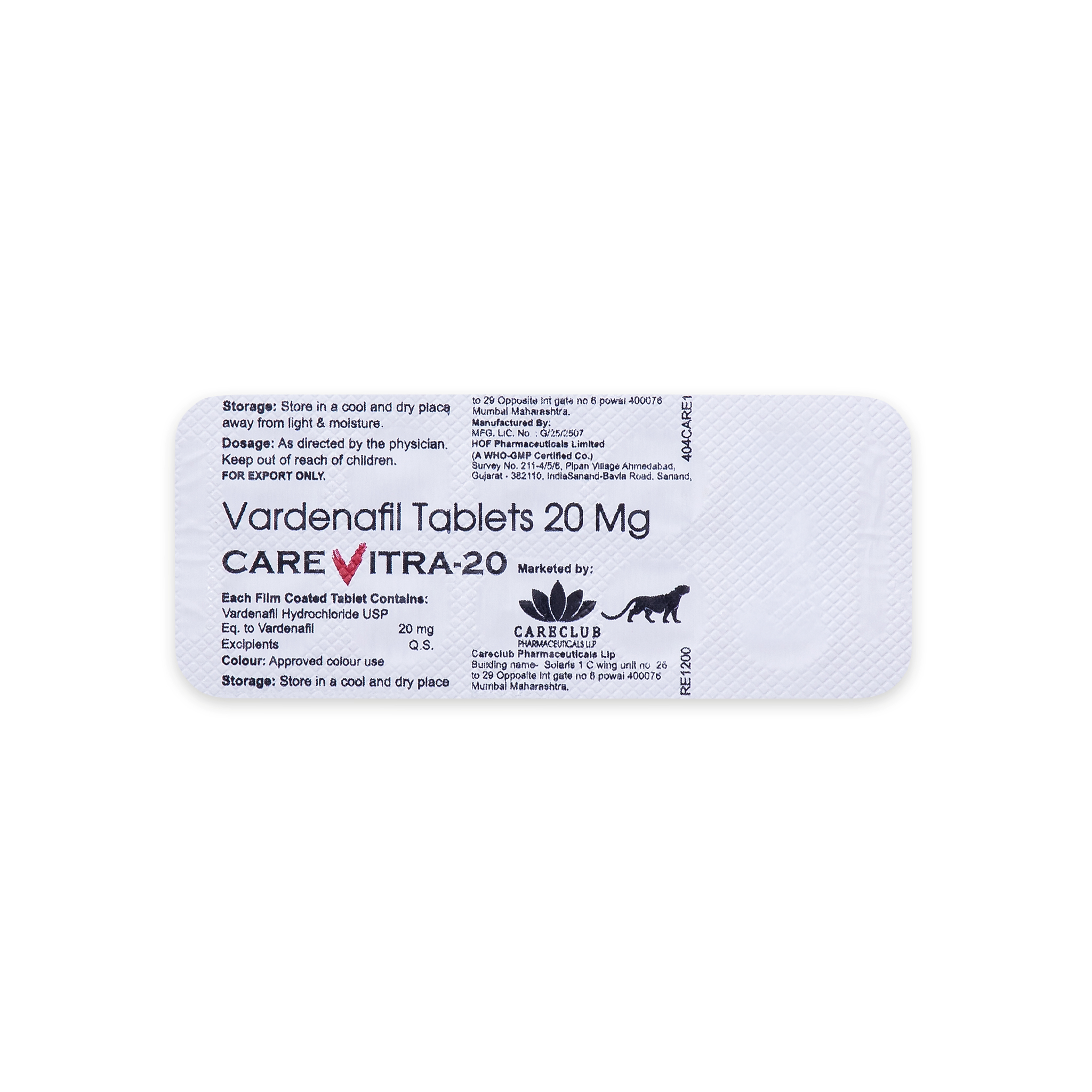 Carevitra 20 mg