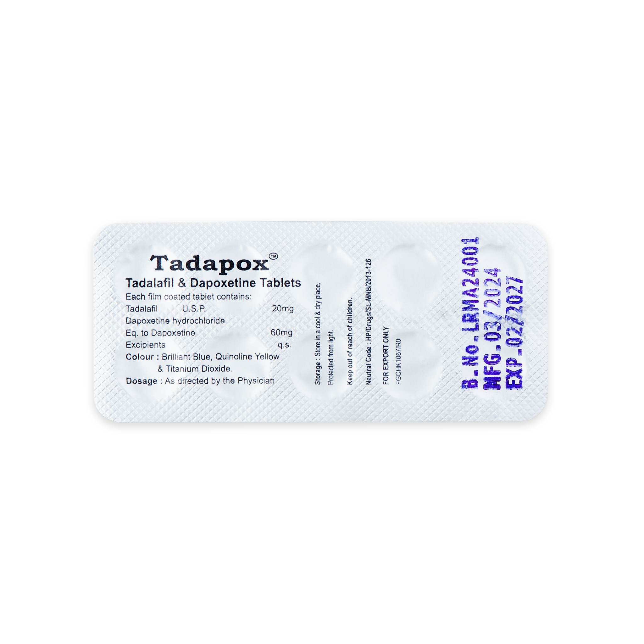 Tadapox 80 mg