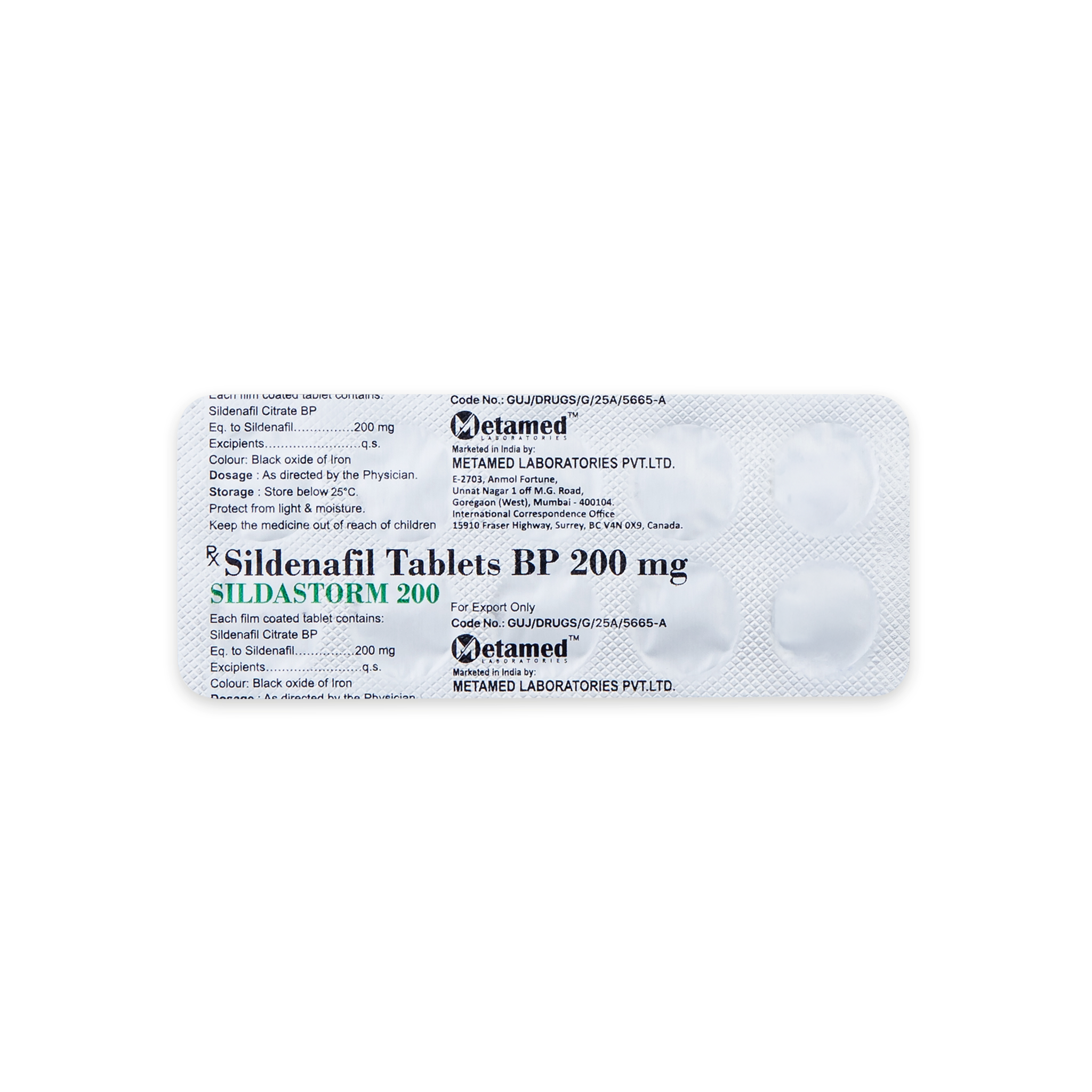 Sildastorm 200 mg