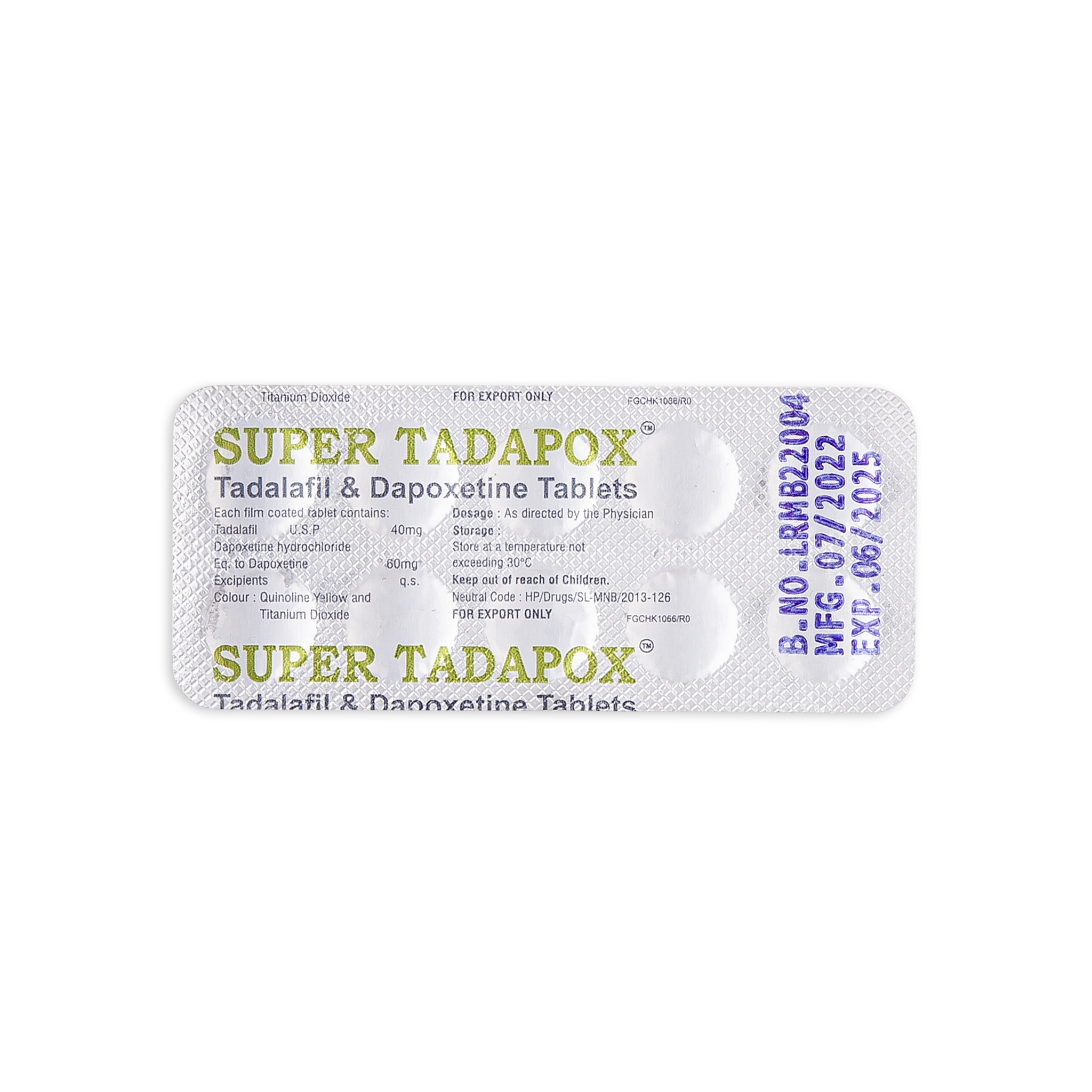 Super Tadapox 100 mg