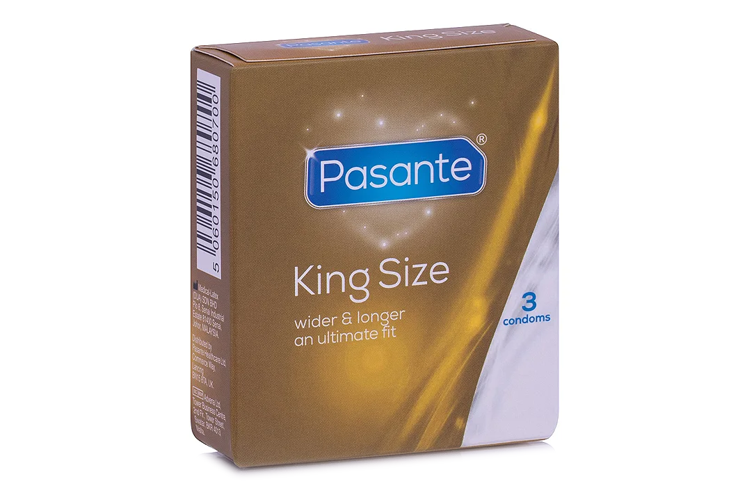 Pasante King Size Larger Size Condoms 3 pcs.