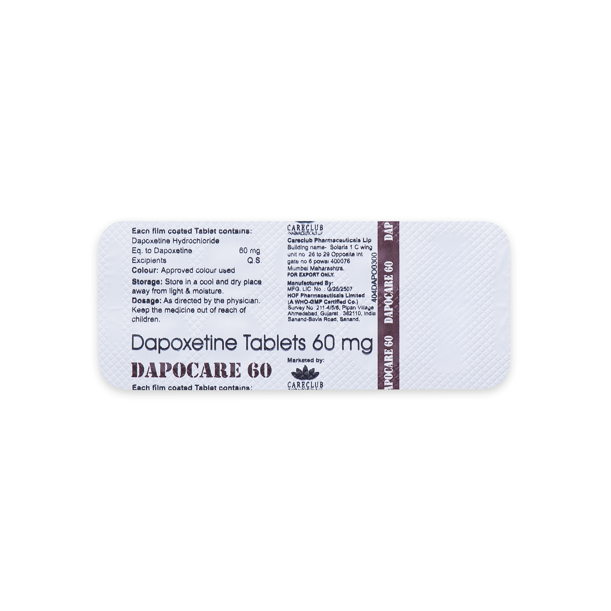 Dapocare 60 mg