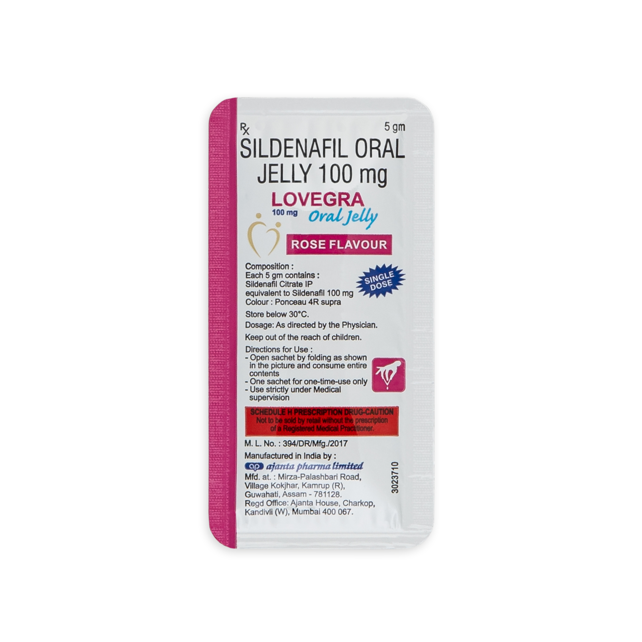 Lovegra Oral Jelly 100 mg